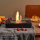 Tabletop Rectangle Metal Fireplace