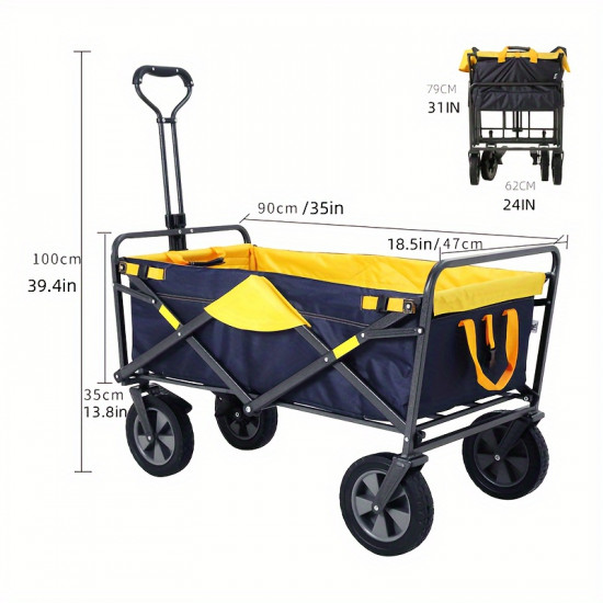 High Capacity Heavy Duty Foldable Outdoor Cart