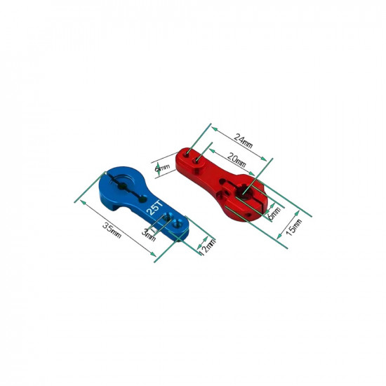 Aluminum Servo Motor Arm Horn 25T AL Alloy